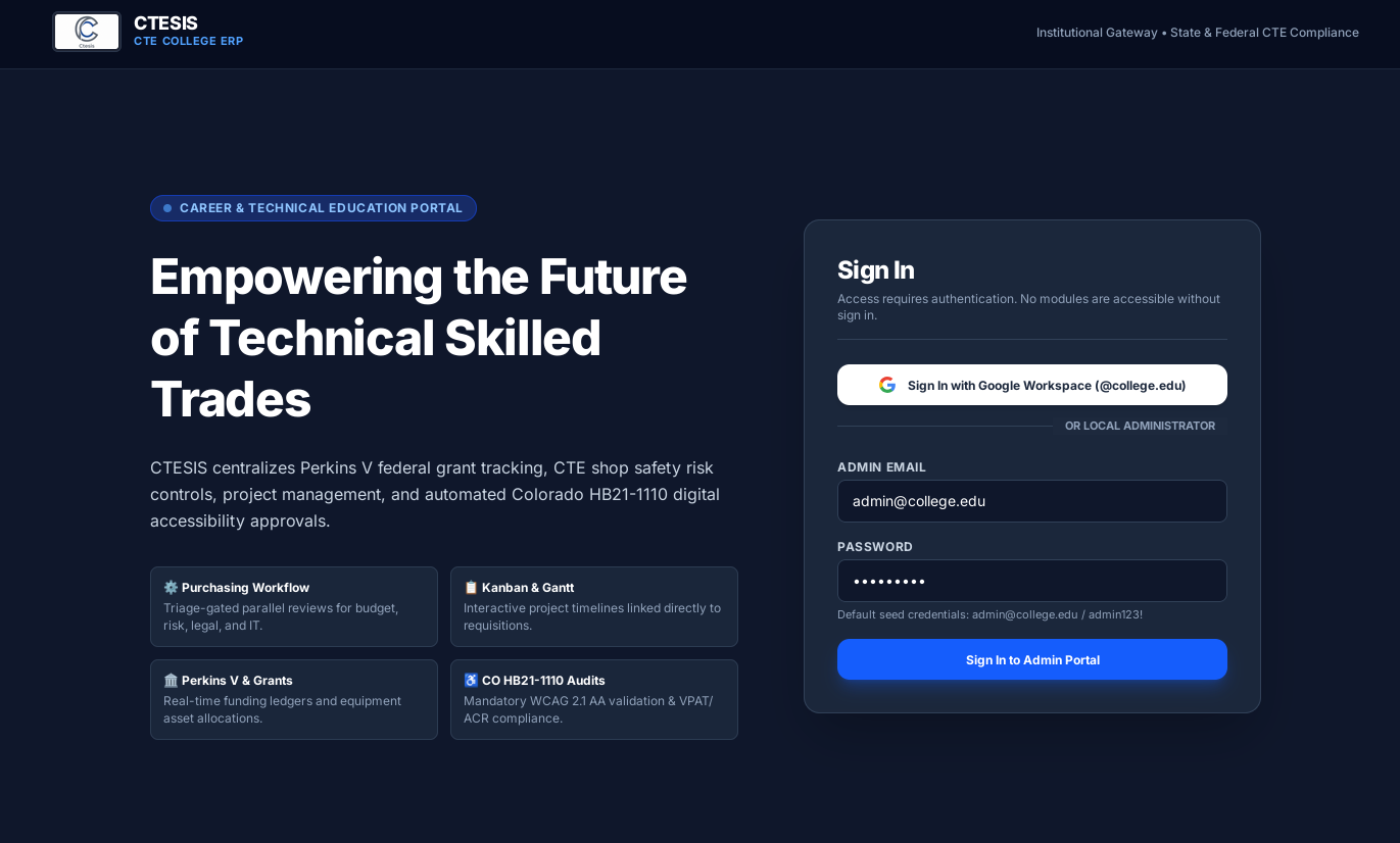 Login Page